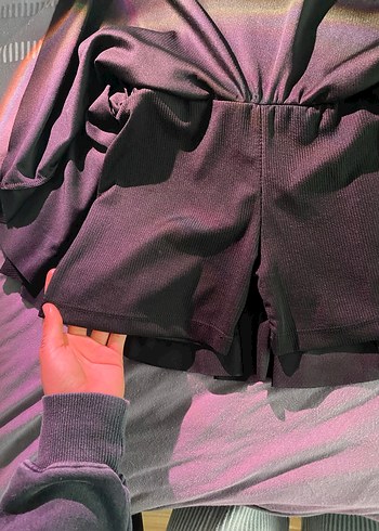 Siyah şort etek - Görsel 2