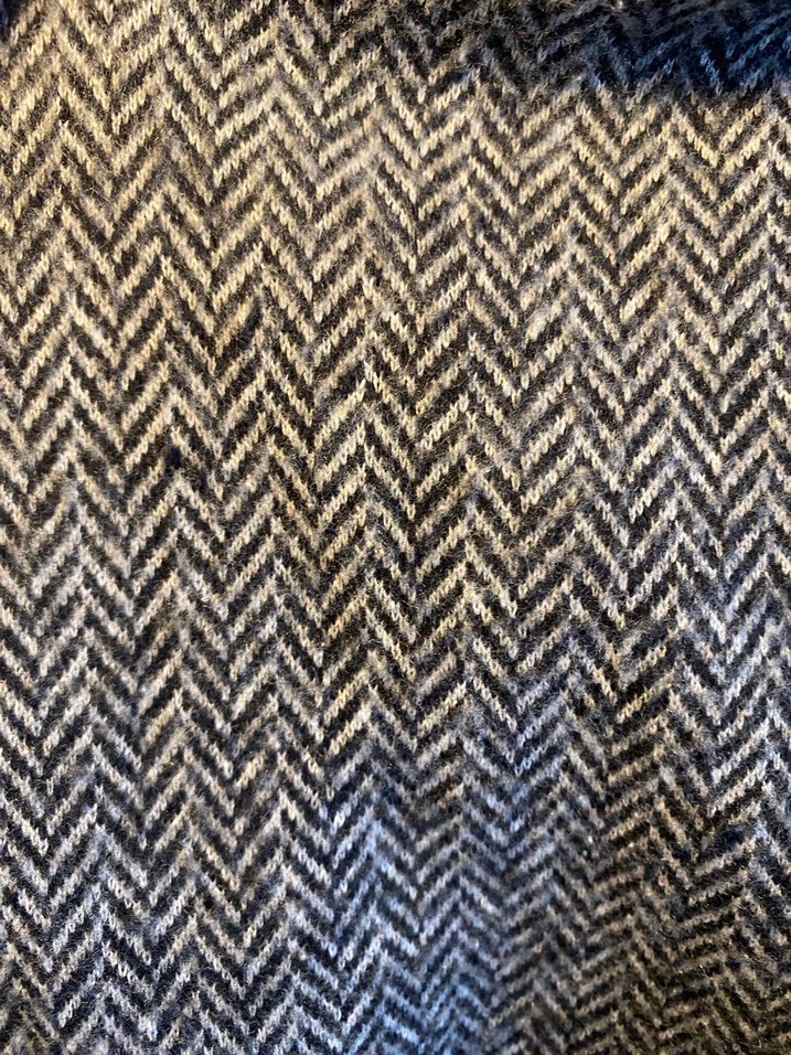 V Yaka Gri Triko Kadın Elbise - Görsel 3