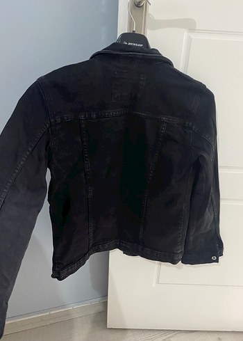 Çocuk Siyah kot ceket - Görsel 2