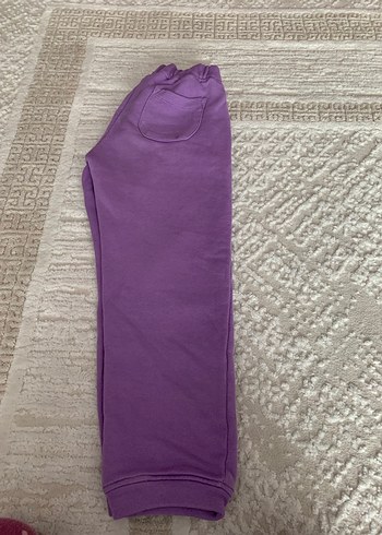 Kızlar için Mor Rahat Sweatpant - Görsel 2