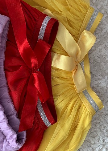 Renkli Nakışlı Kız Çocuk tütü Etekleri - Görsel 3