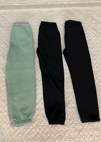 Gri Midi Rahat Kesim çocuk Eşofman Altı - Görsel 4