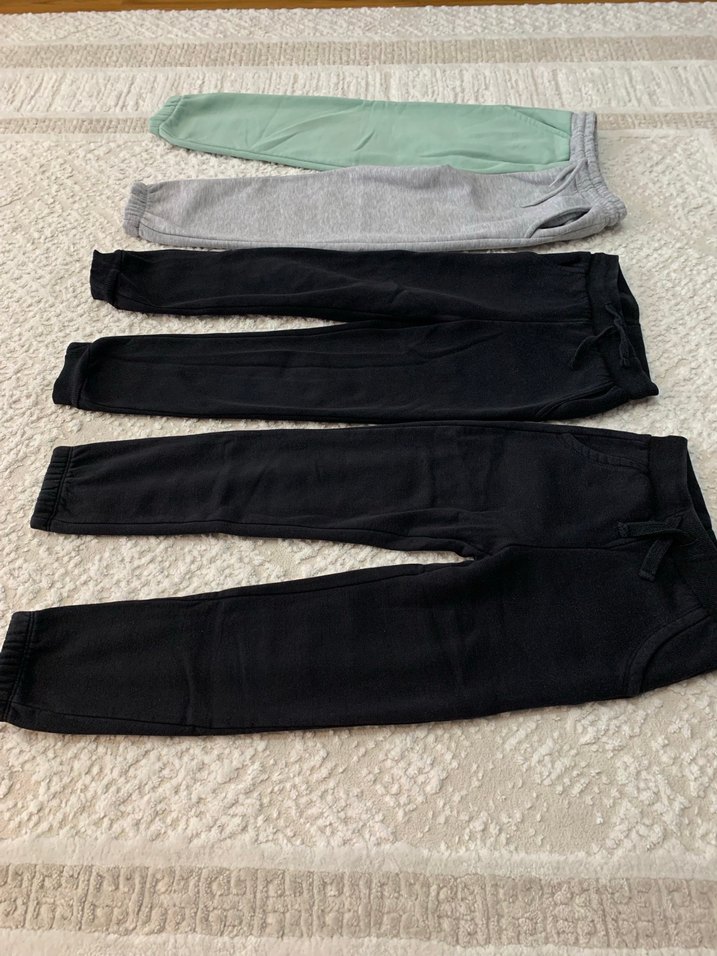 Gri Midi Rahat Kesim çocuk Eşofman Altı - Görsel 5