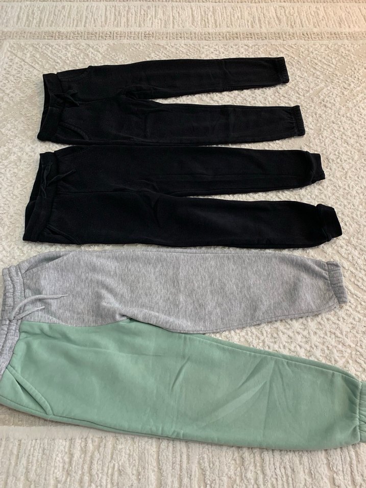 Gri Midi Rahat Kesim çocuk Eşofman Altı - Görsel 3