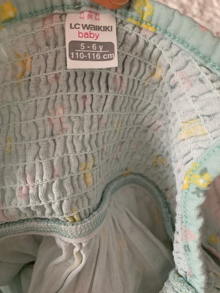 Kız Çocuk Nakışlı Bohem Elbise - Görsel 4