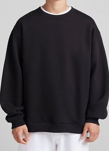 siyah oversize sweatshirt