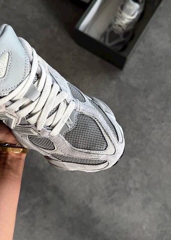 universal Beden beyaz Renk Beyaz Gri Bağcıklı Stiletto Topuklu Spor Ayakkabı