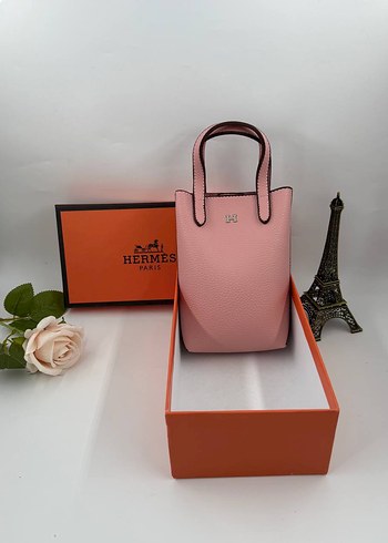 Beden Hermes Mavi Deri Kadın Çanta