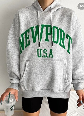 NEWPORT CİTY OVERSİZE KAPÜŞONLU SWEATSHİRT 