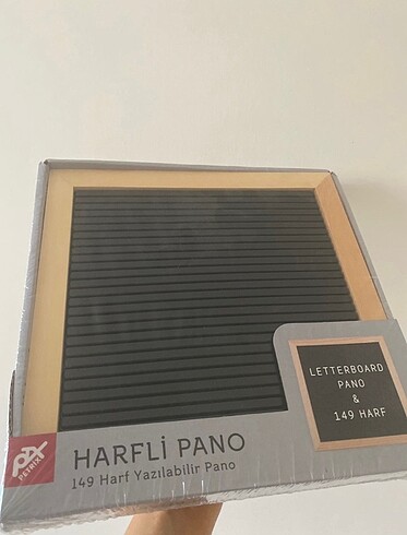 Harfli pano sıfır