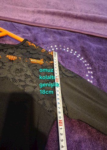 ADL CODENTRY Dantel Detaylı Siyah Uzun Kollu Bluz M Beden - Görsel 14