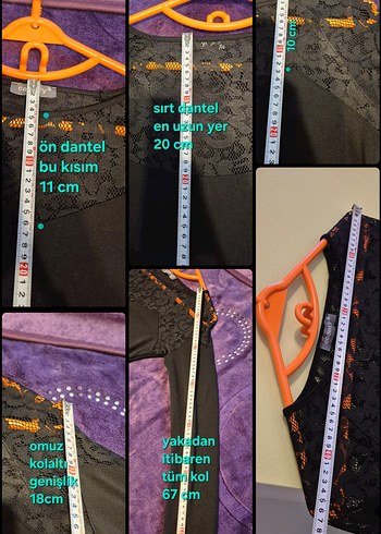 ADL CODENTRY Dantel Detaylı Siyah Uzun Kollu Bluz M Beden - Görsel 4