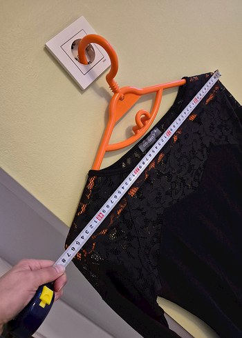 ADL CODENTRY Dantel Detaylı Siyah Uzun Kollu Bluz M Beden - Görsel 11