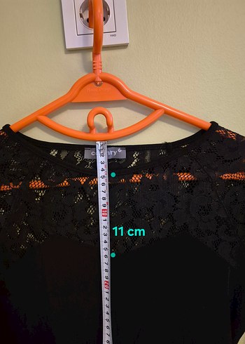 ADL CODENTRY Dantel Detaylı Siyah Uzun Kollu Bluz M Beden - Görsel 12