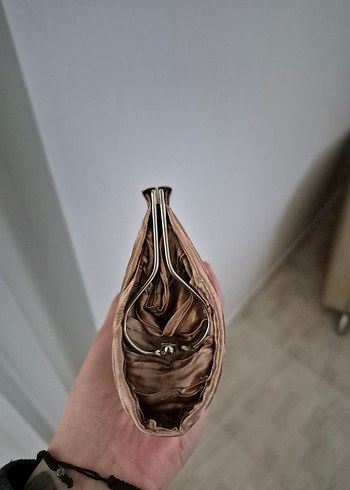 Bej Pilili Kadın Portföy Çanta - Görsel 5