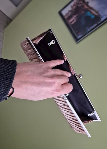 Bej Pilili Kadın Portföy Çanta - Görsel 7