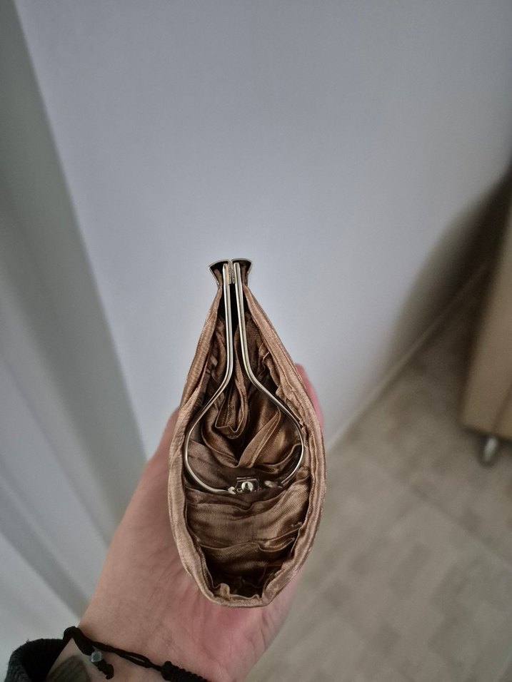 Bej Pilili Kadın Portföy Çanta - Görsel 5