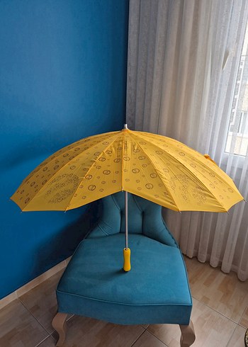 TRCELL KALP ŞEKLİNDE Sarı Şemsiye - Görsel 3