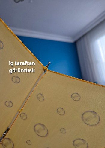 TRCELL KALP ŞEKLİNDE Sarı Şemsiye - Görsel 14