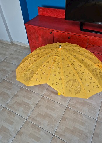 TRCELL KALP ŞEKLİNDE Sarı Şemsiye - Görsel 6