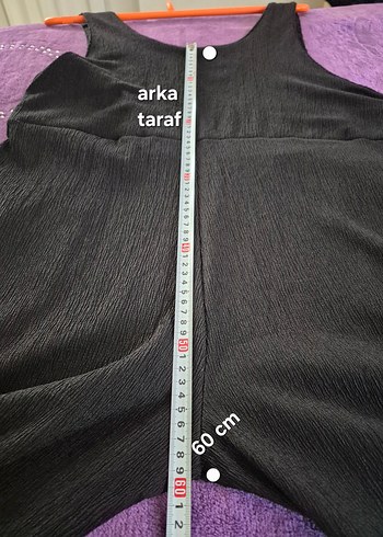 Siyah Kolsuz Uzun Boy Tulum - Görsel 10