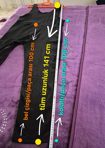 Siyah Kolsuz Uzun Boy Tulum - Görsel 5