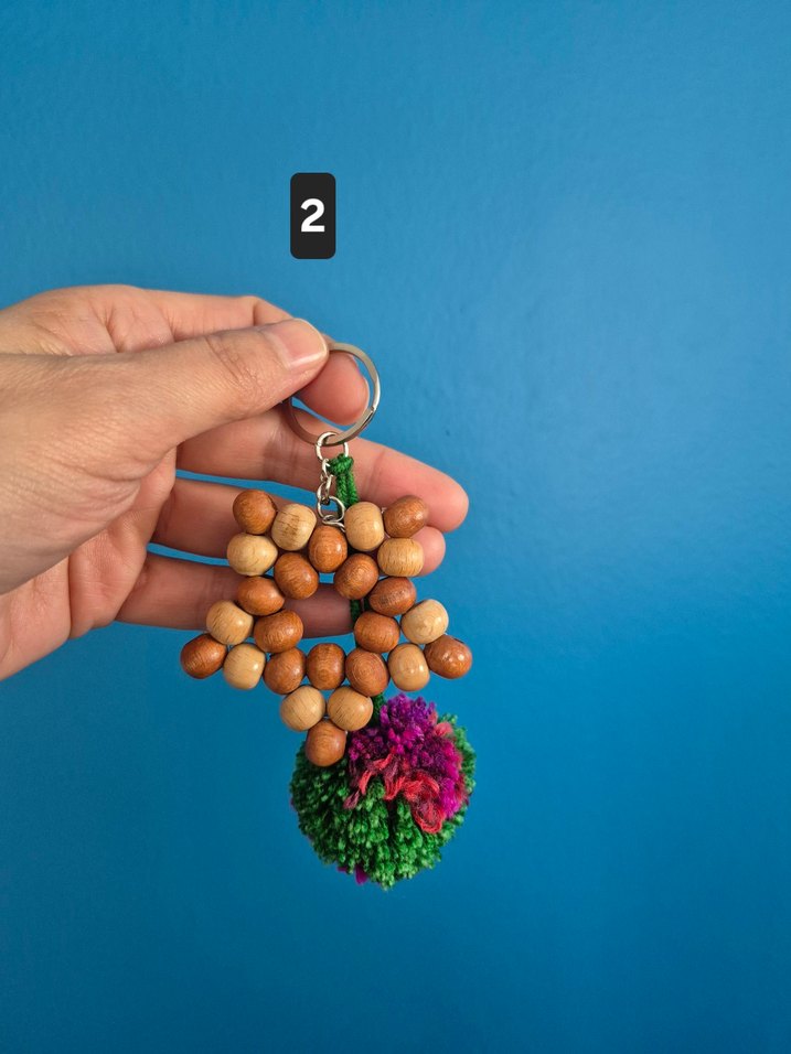 Renkli Boncuklu Bohem Anahtarlıklar - Görsel 4