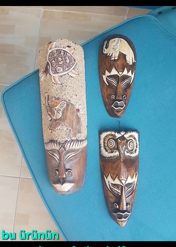 Ahşap El işçiliği Bereket ve Şans Balık Figürleri Seti - Görsel 3