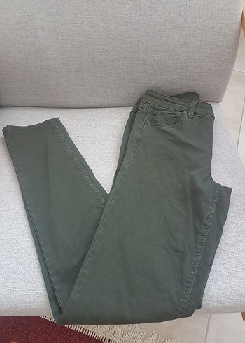 xs Beden haki Renk OXXO DAR PAÇA SKİNNY PANTOLON