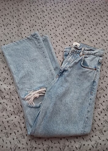 Zara dizi yırtık jean