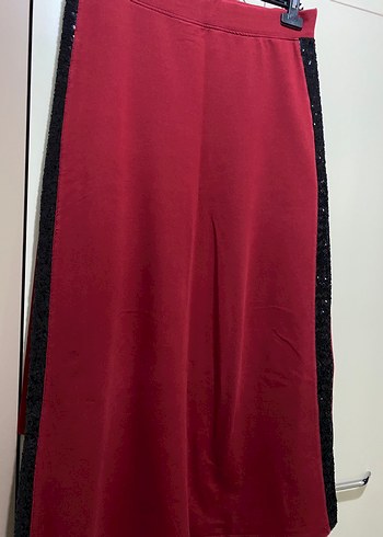 Kadın Bordo Payetli Eşofman Takımı - Görsel 5