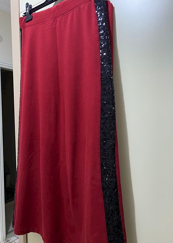 Kadın Bordo Payetli Eşofman Takımı - Görsel 3