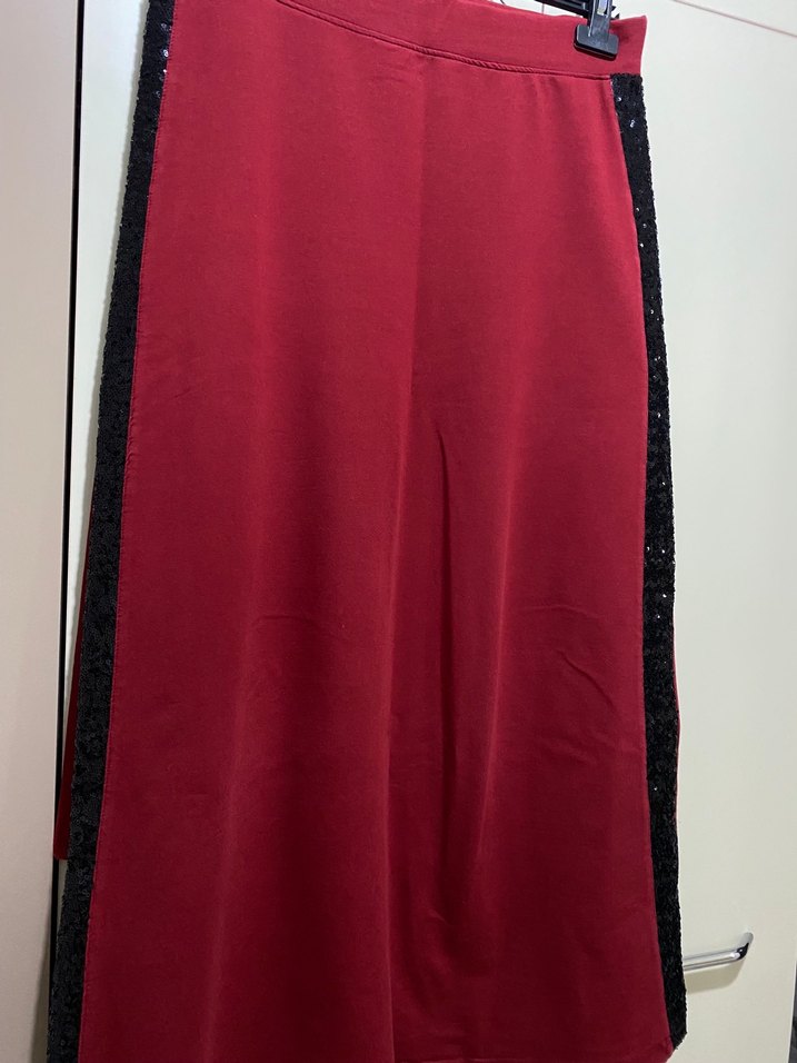 Kadın Bordo Payetli Eşofman Takımı - Görsel 5