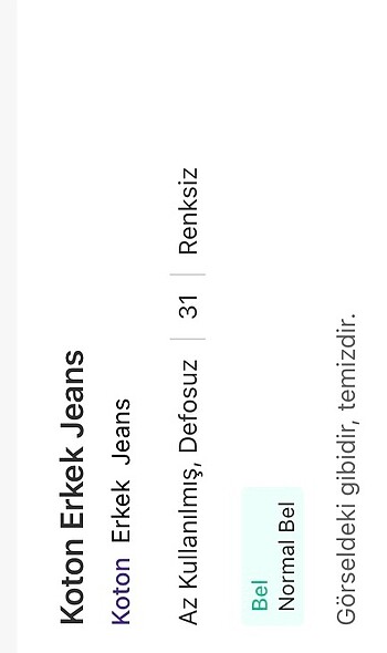 Erkek pantolonlar Her biri 200 Tl - Görsel 19