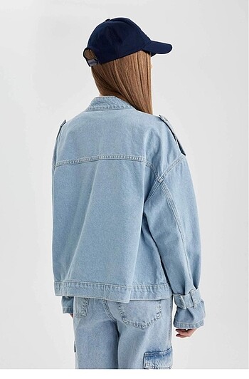 s Beden mavi Renk Oversize kot ceket