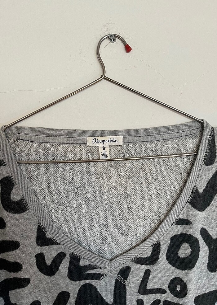 Aeropostale V Yaka Bluz - Görsel 2