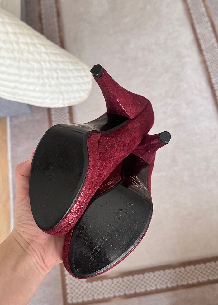 Bordo ayakkabı - Görsel 3