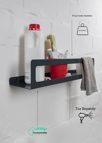 Banyo Mutfak için Takım Rafı Seti 30 cm - Görsel 7