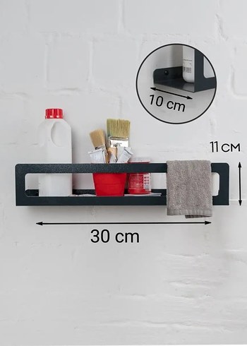 Banyo Mutfak için Takım Rafı Seti 30 cm - Görsel 4