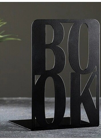  Beden Renk Siyah Book Yazı Desenli Model Kitap Desteği