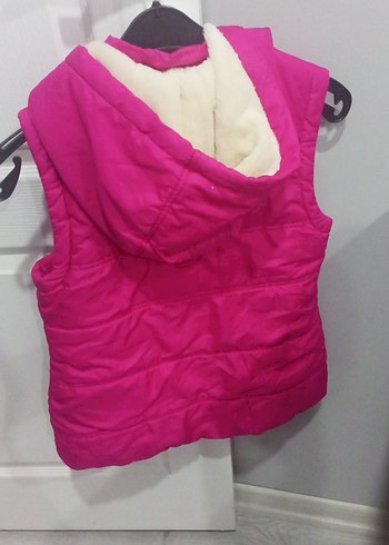 LC Waikiki Kız Çocuk Pembe Düğmeli Yelek