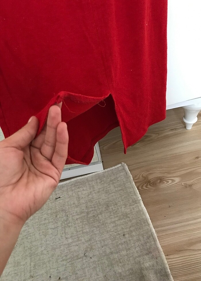 Bayan elbise yırtmaçlı - Görsel 2