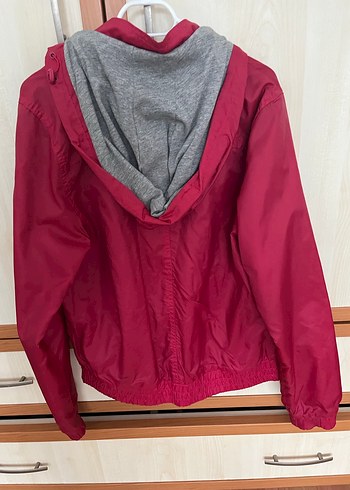 Nar çiçeği Midi Yağmurluk Fermuarlı çocuk - Görsel 4