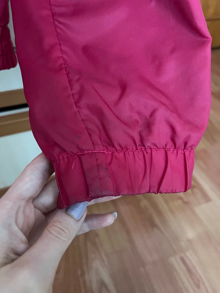 Nar çiçeği Midi Yağmurluk Fermuarlı çocuk - Görsel 3