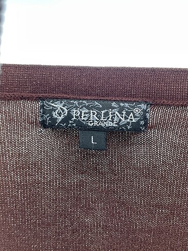 l Beden kahverengi Renk Perlina Hırka %70 İndirimli.