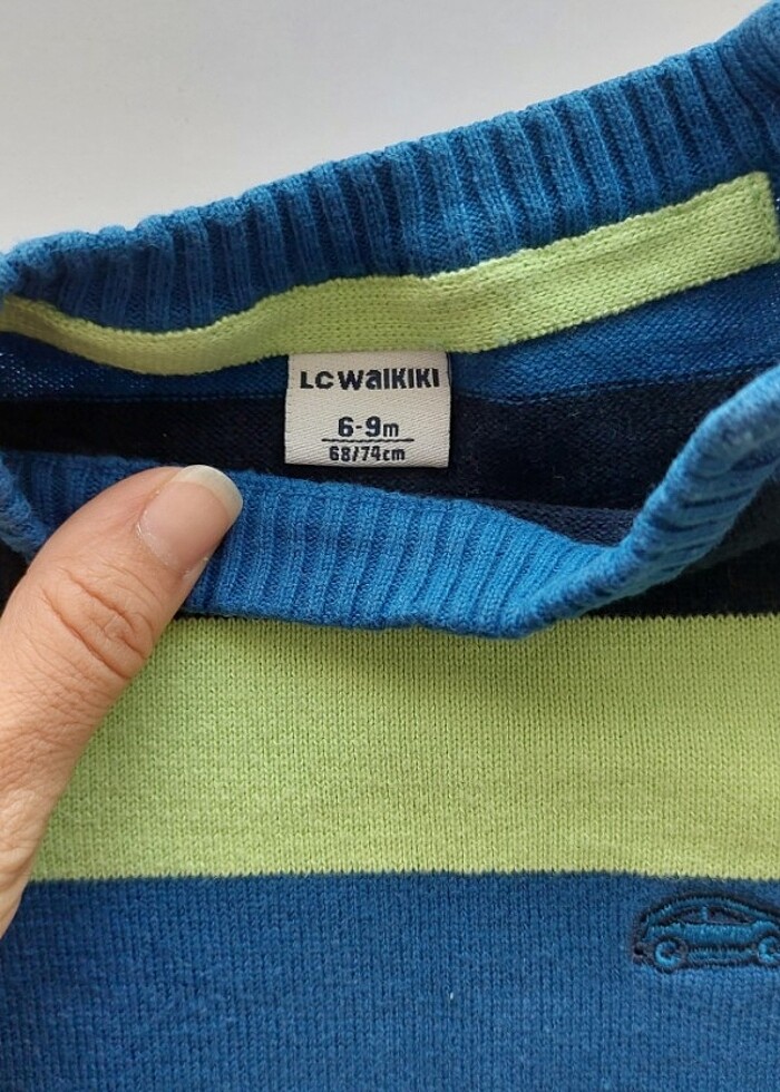 6-9 Ay Erkek Bebek Kazak - Görsel 2