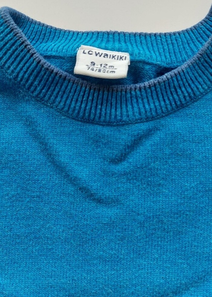 9-12 ay erkek bebek kazak - Görsel 2