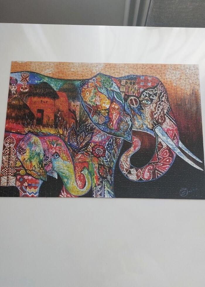 1000 Parça eksiksiz puzzle  - Görsel 2