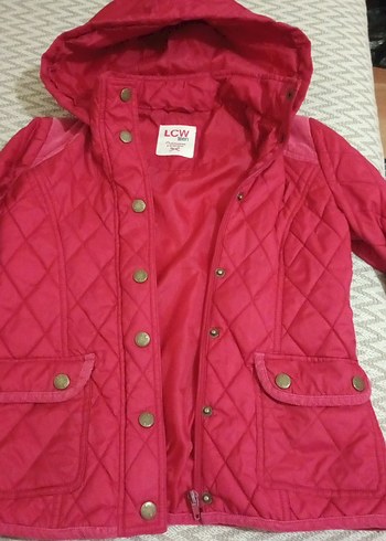 Düğmeli Pembe kız çocukMont LCW - Görsel 2