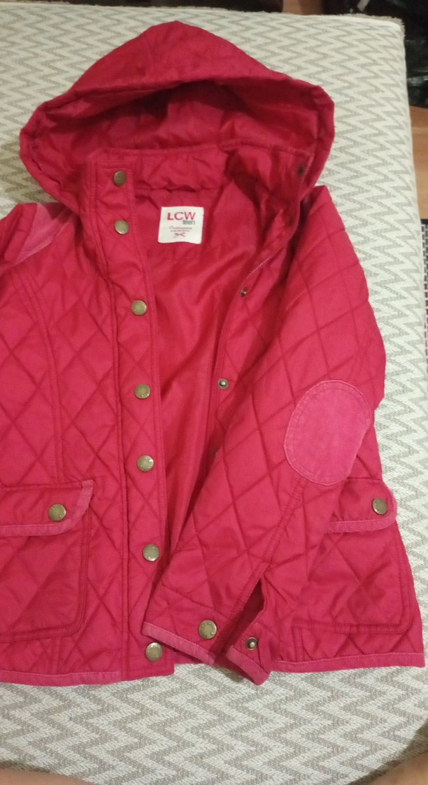 Düğmeli Pembe kız çocukMont LCW - Görsel 3